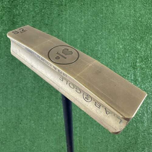 LAB Golf B.2 Brass Blade Putter Armlock 41” Right Handed Super Stroke Grip 41.5”