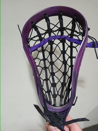 Custom-Dyed Iroquois World Games Warrior Lacrosse Head(NEW Leather stringjob)