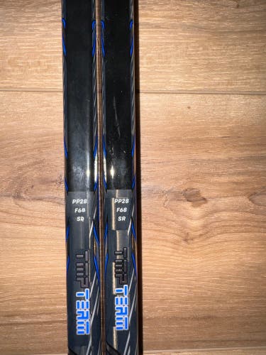 New/Used Two Senior Sher-Wood Right Handed P28 Code TMP Team Hockey Stick