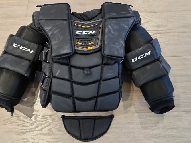 Used Large CCM AB Pro Goalie Chest Protector Pro Stock