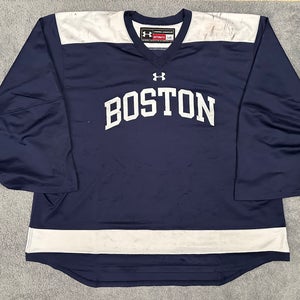 Boston University BU Hockey Team Issued Goalie Cut Practice Jersey
