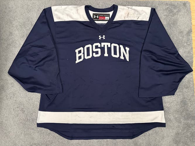 Boston University BU Hockey Team Issued Goalie Cut Practice Jersey