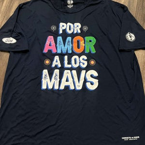 Dallas Mavericks NBA Hispanic Heritage Night Adult 3XL Shirt