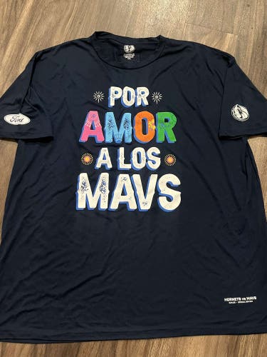 Dallas Mavericks NBA Hispanic Heritage Night Adult 3XL Shirt