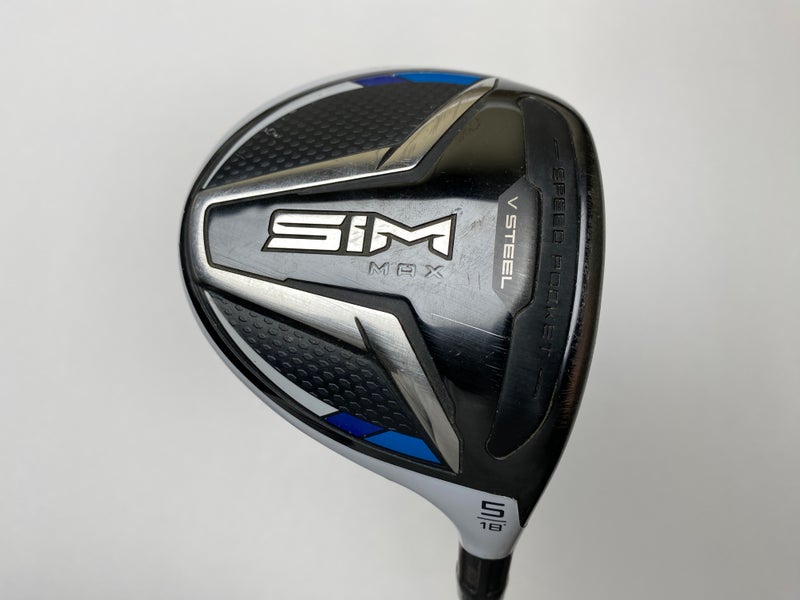 Taylormade SIM MAX 5 Fairway Wood 18* Fujikura Ventus Blue 5A Senior Graphite RH