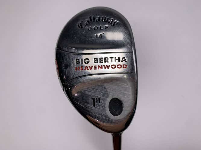 Callaway Big Bertha Heavenwood 1 Hybrid 14* RCH 75w Stiff Graphite Mens RH
