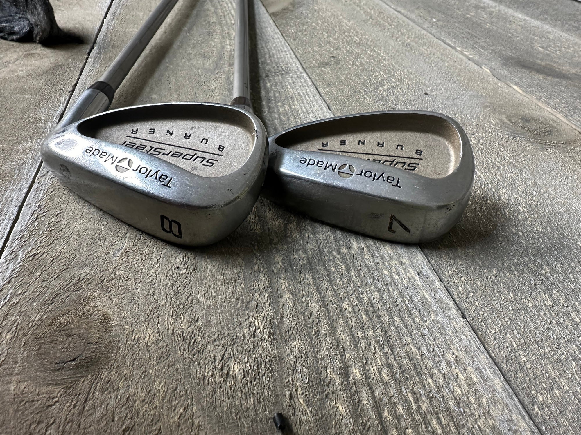 TaylorMade - 8537 TaylorMade BURNER レディース アイアン7本セット L TaylorMade Supersteel Burner 7 & 8 Irons Graphite Bubble