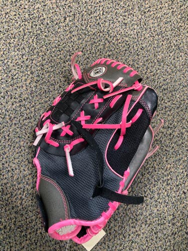 Pink Used Kid Pitch (9YO-13YO) Franklin Fastpitch Pro Right Hand Throw Softball Glove 12"