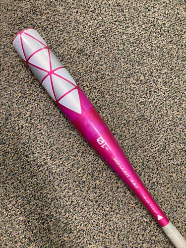 Pink Used 2018 Easton Pink Sapphire Bat (-10) Alloy 18 oz 28"