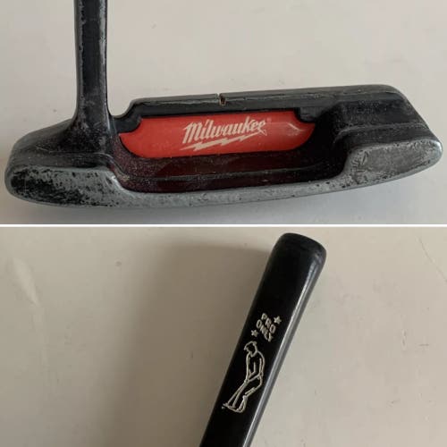Milwaukee Tools Tour Ace CC-13 Golf Putter 35” Milwaukee Tool Logos Made In USA