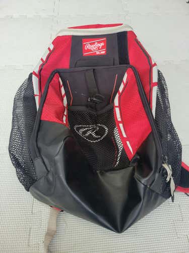 Used Rawlings Baseball Backpack Baseball And Softball Equipment Bags