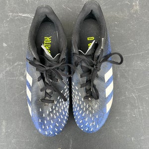 Blue Used Size 8.0 Adult Men's Adidas Predator Baseball Cleats. B R6 S3 L1
