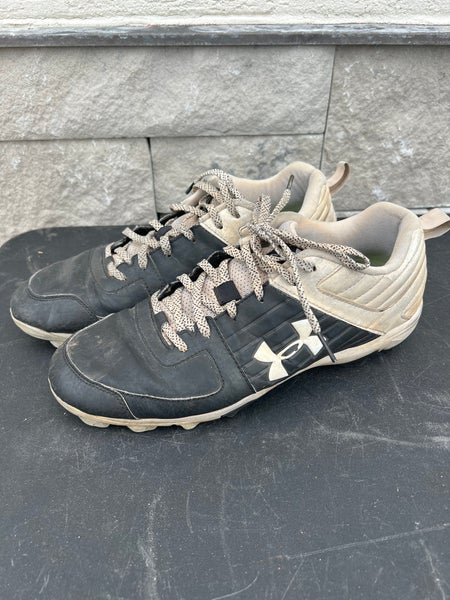 Black Used Size 10 (Women's 11) Adult Men's Under Armour Leafoff Low RM JR. Footwear. A R5 S4 L1