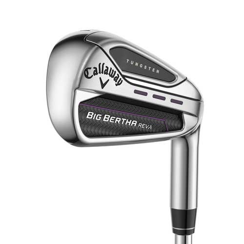 LEFT HANDED CALLAWAY 2023 BB REVA PITCHING WEDGE 44° GRAPHITE WOMENS CALLAWAY 2023 RCH 45I GRAPHITE