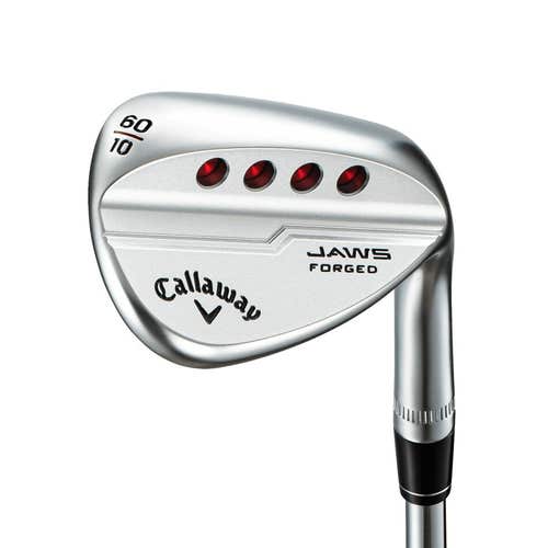 LEFT HANDED CALLAWAY JAWS FORGED CHROME SAND WEDGE 56°-12° (BOUNCE) STEEL WEDGE TRUE TEMPER DYNAMIC