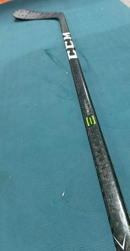 Used Senior CCM RibCor Trigger ASY Hockey Stick Left Hand Pro Stock(Graovac) chipped up blade