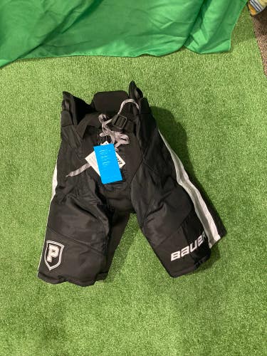 Black New Junior Large Bauer Nexus Custom Pro Hockey Pants