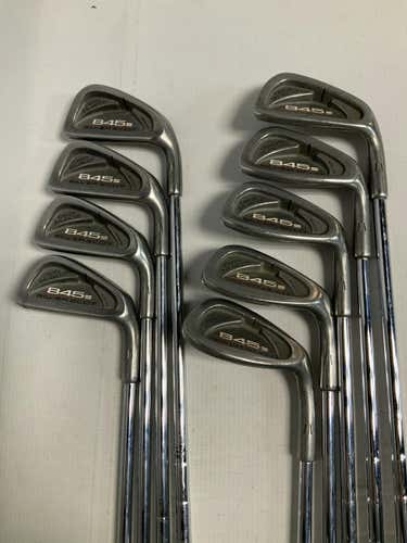 Used Tommy Armour Silver Scot 845s 3i-sw Stiff Flex Steel Shaft Iron Sets