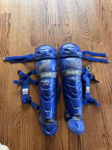 All-Star S7 AXIS AGES 9-12 PRO LEG GUARDS (13.5”) - BLUE