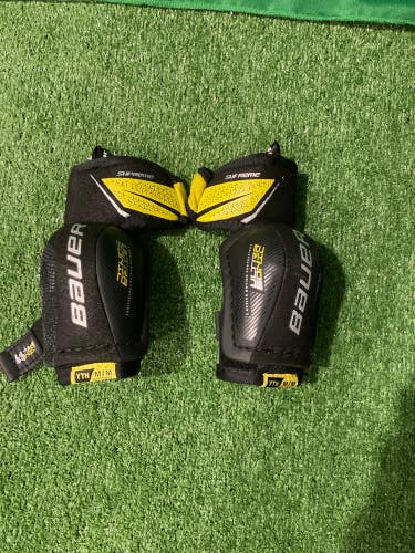 Used Youth Medium Bauer Supreme Ultrasonic Elbow Pads