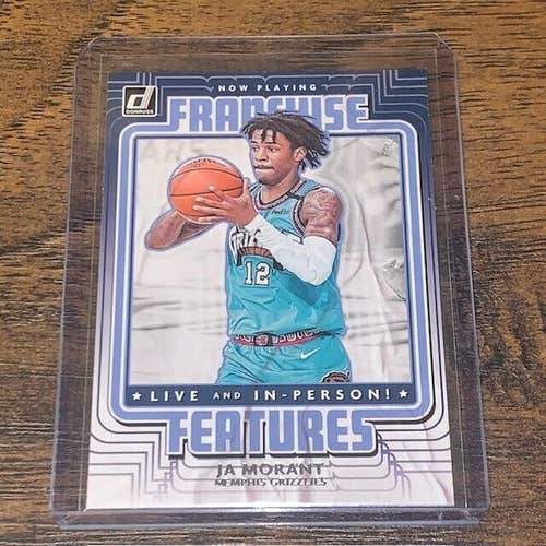 Ja Morant Grizzlies 2020-21 Panini Donruss Live and In Person Franchise Features
