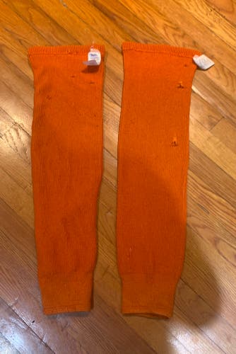 Orange Senior  Knit Socks