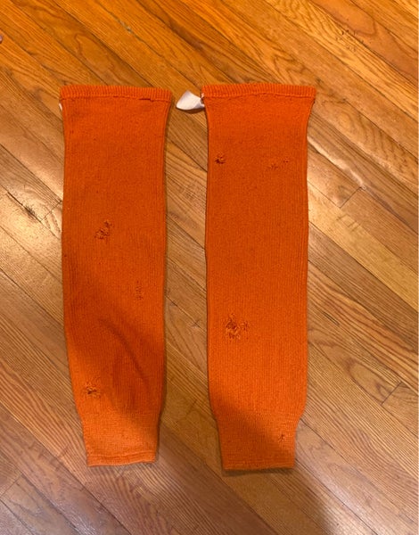 Orange Senior  Knit Socks
