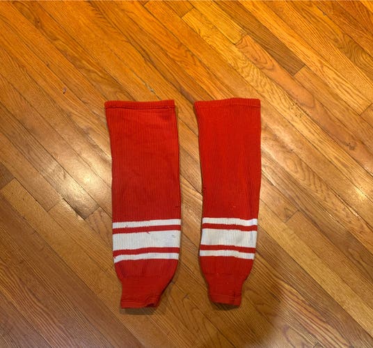 Winter Classic Detroit Red Wings Style Socks