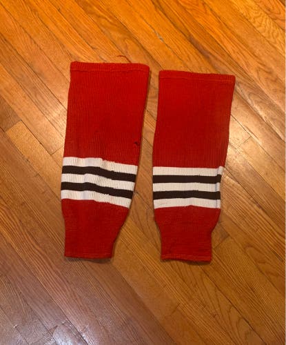 Chicago Blackhawks Style Hockey Socks