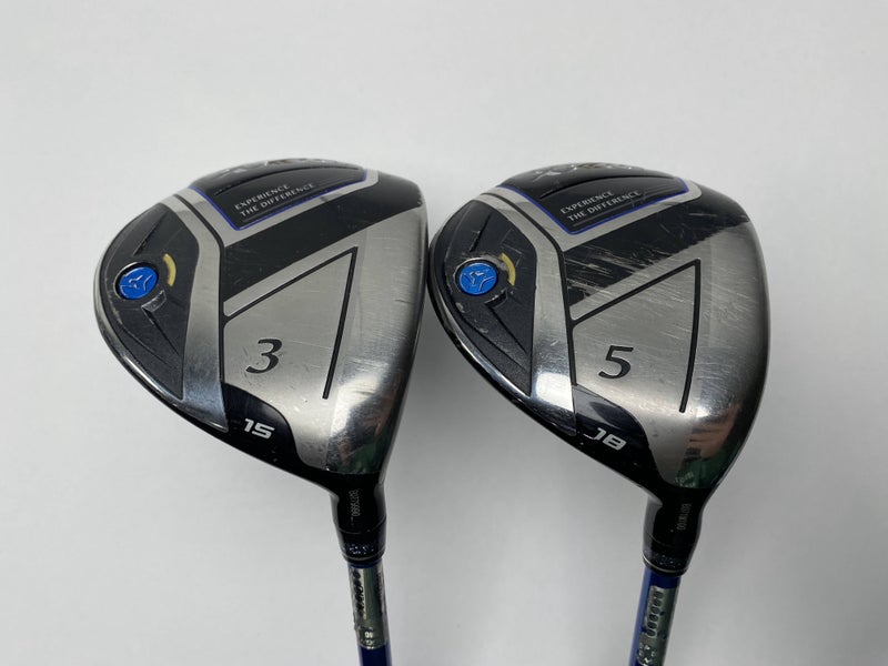XXIO Eleven 3 & 5 Fairway Wood Set 15* 18* MP1100 Flex Code 3222 38g Regular RH