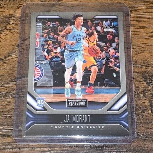 Ja Morant Memphis Grizzlies 2019-20 Panini Chronicles Playbook Rookie Card #168