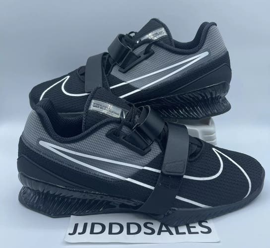Nike Romaleos 4 Weightlifting Training Shoes Black White CD3463-010 Men’s Sz 11
