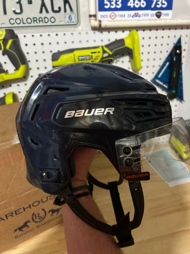 Lightly Used Bauer Re-Akt 150 Helmet