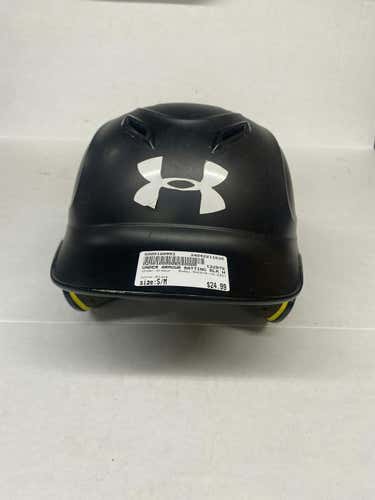 Used Under Armour Rac010-10-2021 S M Black Baseball Helmet