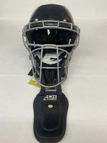 Used Easton M7 S M Black Catcher's Helmet W Throatguard