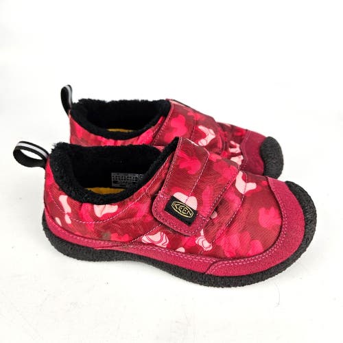 KEEN Howser Low Wrap Rheubarb Jam Shoes Lined Kid's Girl's Size: 13