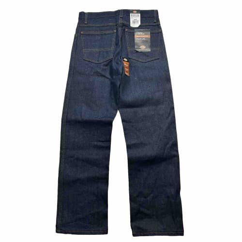Dickies Regular Fit Straight leg Denim Blue Jeans 5-Pocket Dark Wash 29x30