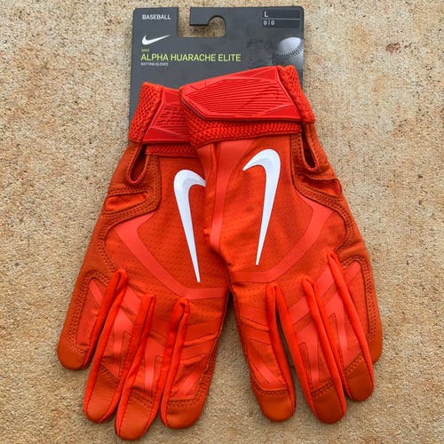 Nike alpha huarache elite batting gloves Sz Large