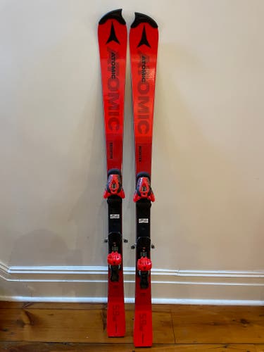 Used Atomic 145 cm Racing Redster FIS SG Skis With Bindings
