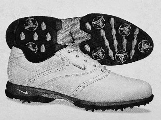 Nike Sport Performance SP-6 Tour Golf Shoes (White/Black,11 Medium) NEW