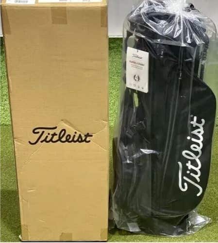 Titleist Players 4 StaDry Golf Stand Bag TB23SX2 Black/White NEW w/ Tags #94572