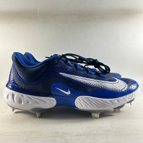 NEW Nike Alpha Huarache Elite 4 Metal Baseball Cleats Blue Size 9 DR6851-414