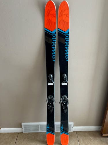 Used 2018 Unisex Rossignol 180 cm All Mountain Sin 7 Skis With Bindings