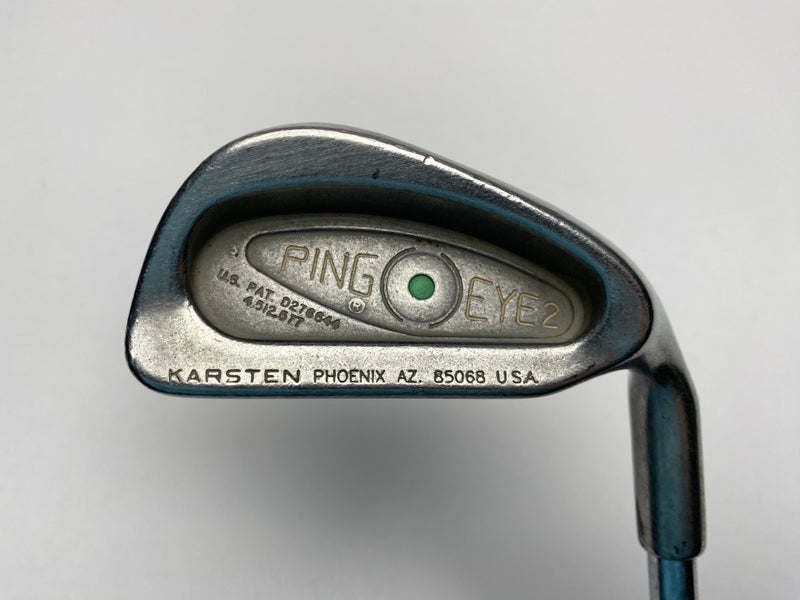 Ping Eye 2 Single 4 Iron Green Dot 2* Up Karsten ZZ-Lite Stiff Steel Mens RH