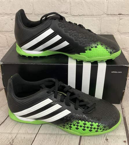 Adidas P Absolado LZ TRX TF J Youth Indoor Soccer Shoes Black White Green US 4