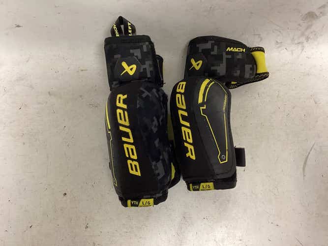 Used Bauer Supreme Mach Lg Hockey Elbow Pads