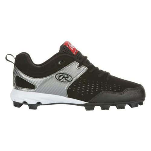 Rawlings Clubhouse Cleat Blk Svr Sr 8.5