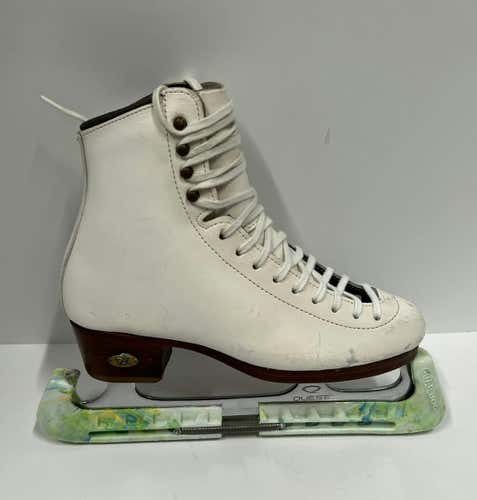 Used Riedell Comp Boot Senior 4.5 Womens Figure Skates