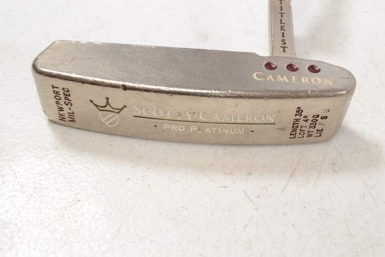 Titleist 2002 Scotty Cameron Pro Platinum Newport Mil-Spec 35" Putter RH #172833