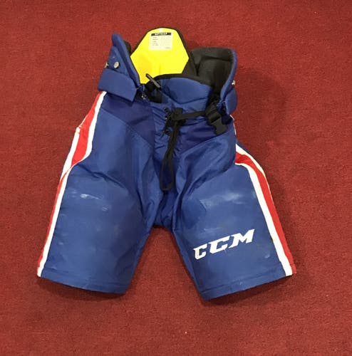 Rochester Americans Senior Medium Used Senior CCM Pro Stock HPTKXP Hockey Pants Item#RAPM